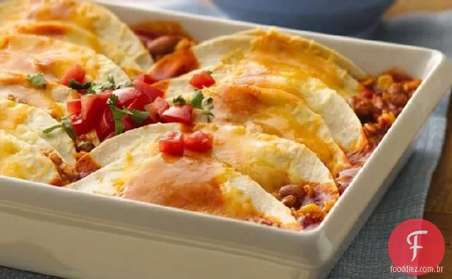Enchiladas De Arroz Mexicano Sem Rolo