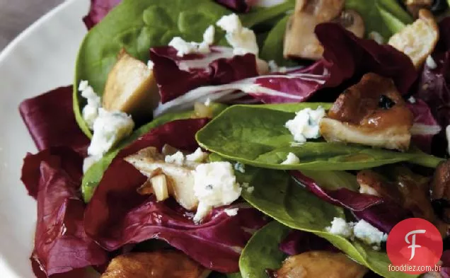 Salada De Cogumelos Assados