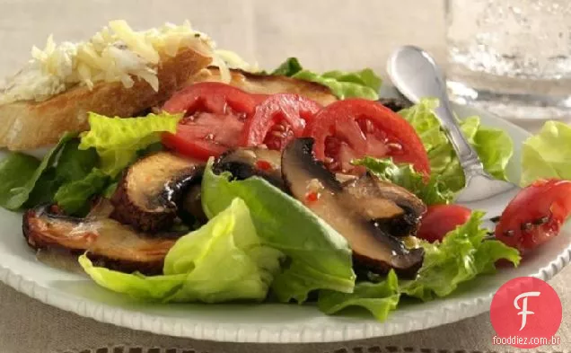 Salada De Cogumelos Portobello Grelhada