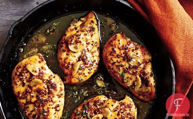 Frango Vitrificado De Maple-Mostarda
