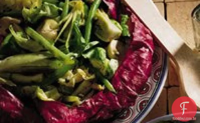 Feijão verde - Salada De Erva-doce com ervas frescas