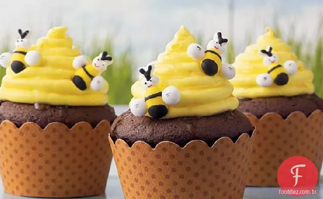 Beehive Cupcakes