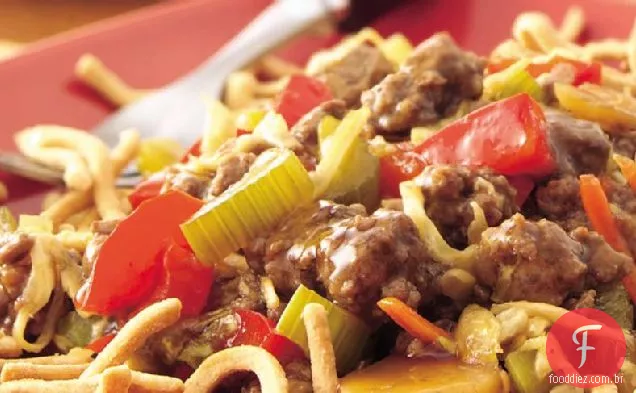 Carne Moída Chow Mein