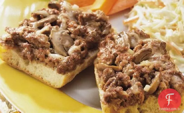 Carne e cogumelo derrete