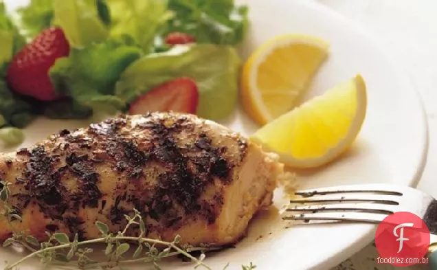 Peito De Frango Com Tomilho Limão Grelhado