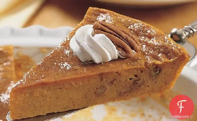Torta De Abóbora-Pecan Incrivelmente Fácil