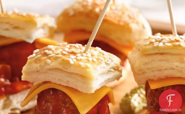 Almôndega Mini Hambúrgueres