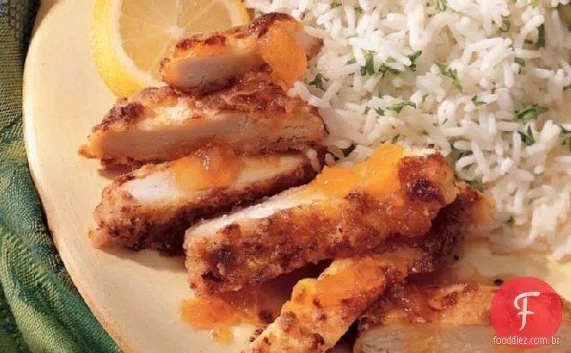 Frango com limão e Damasco (mais leve)