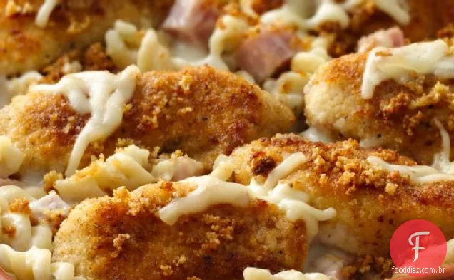 Frango parmesão crocante a la Cordon Bleu
