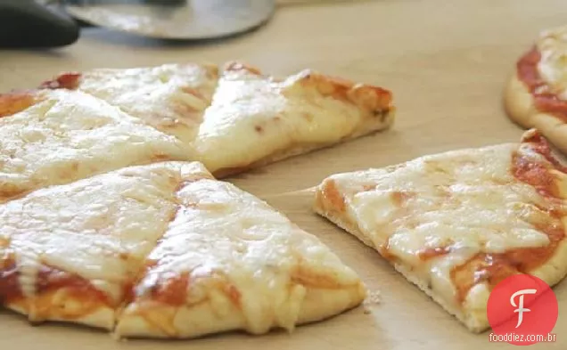 Faça Sua Própria Pizza De Pão Achatado