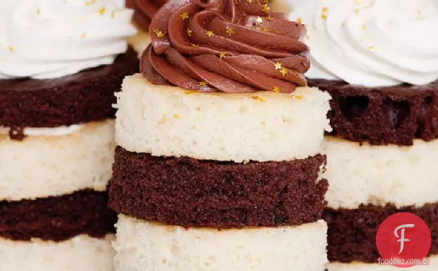 Cakelettes preto e branco