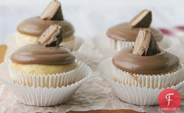 Cupcakes de baunilha com glacê Via Láctea™
