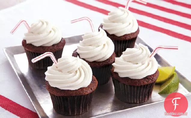 Cupcakes de Rum e Cola