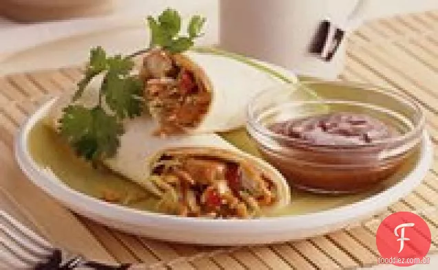 Frango Tailandês Wraps