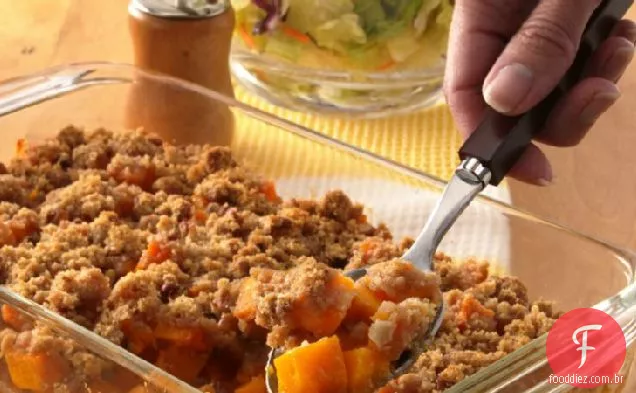 Squash Com Cobertura Streusel