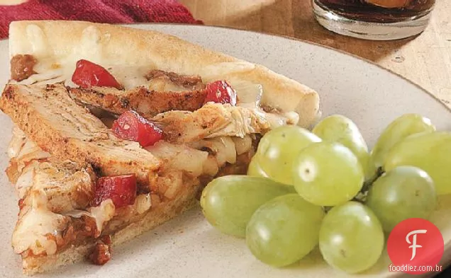 Fácil Pizza De Frango Mexicano