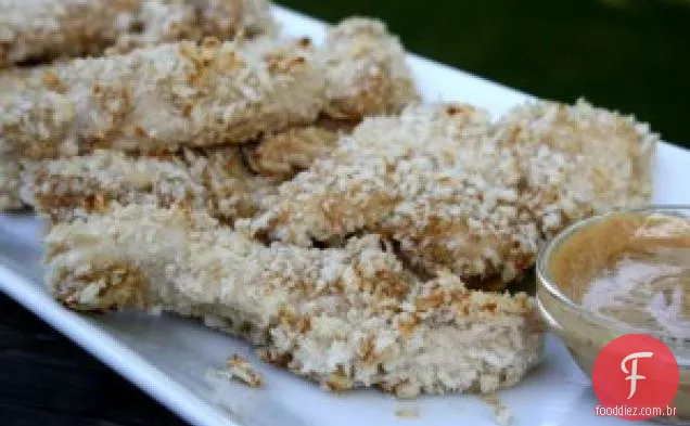 Costeletas De Frango Com Mostarda E Mel