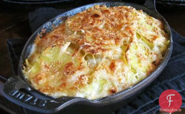 Gratinado De Batata Com Mostarda Granulada