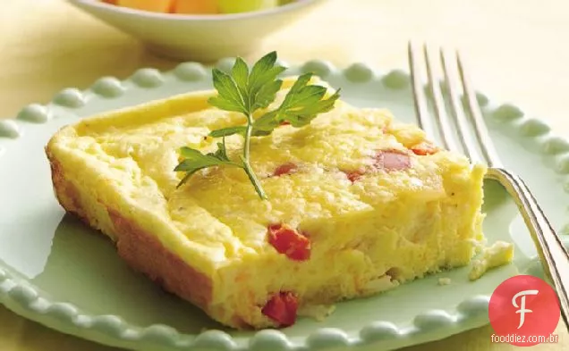 Omelete Cheesy Baked Supper