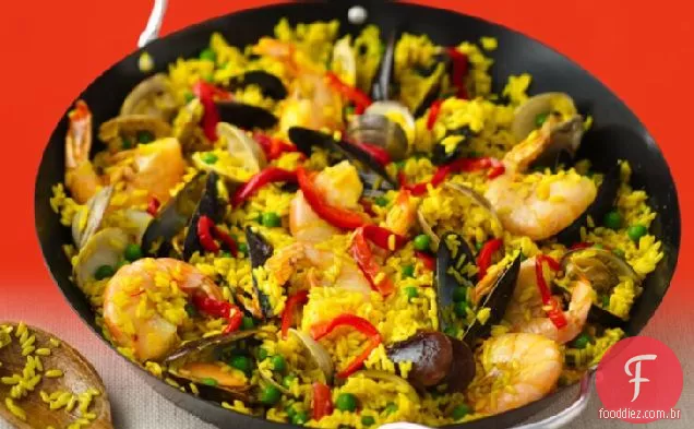 Paella De Frutos Do Mar