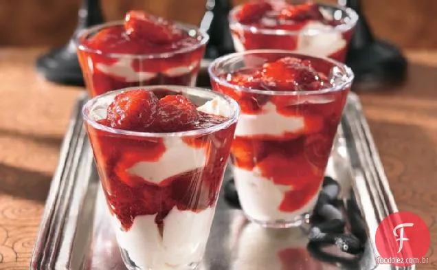 Halloween Snake-Bite Parfaits
