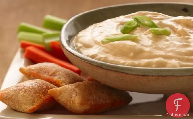 Molho de queijo Buffalo e pãezinhos de Pizza