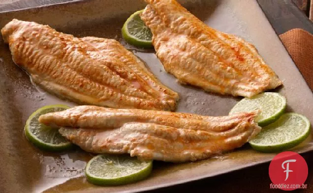 Filetes De Peixe Assado