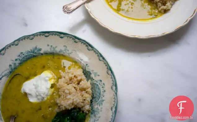 Sopa De Lentilha Vermelha Com Limão