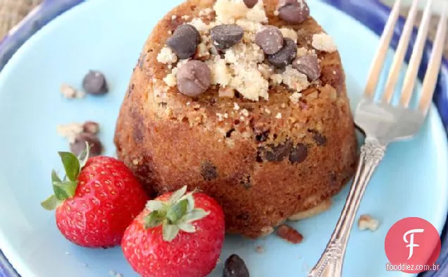Chocolate Chip-Bolos De Café Pecan