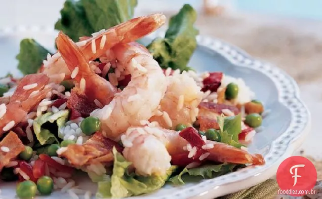 Salada De Paella De Camarão