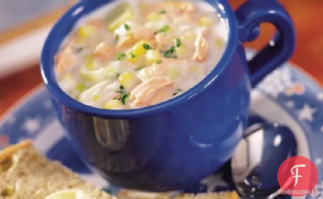 Sopa De Salmão Fácil