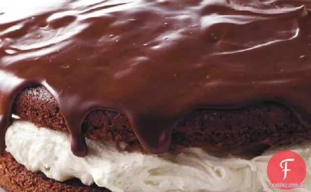 Gigante Ganache-Coberto Whoopie Torta