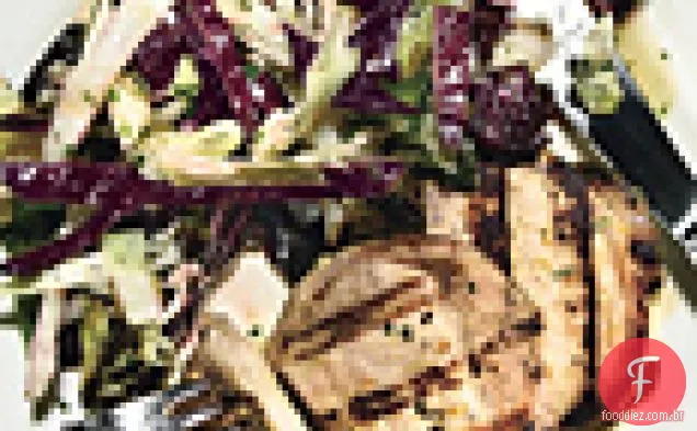 Carne De Porco Grelhada Com Mostarda