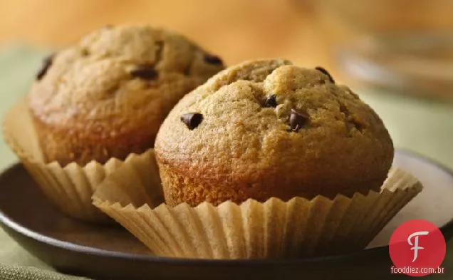 Muffins De Chocolate Com Banana Sem Glúten