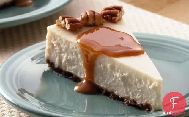 Cheesecake Cremoso De Baunilha E Caramelo