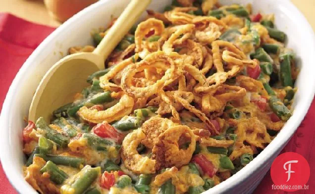 Caçarola De Feijão Verde Queijo