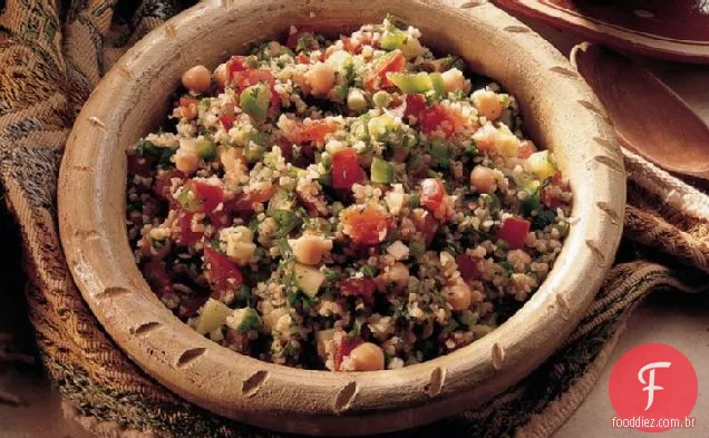 Tabbouleh com feijão Garbanzo