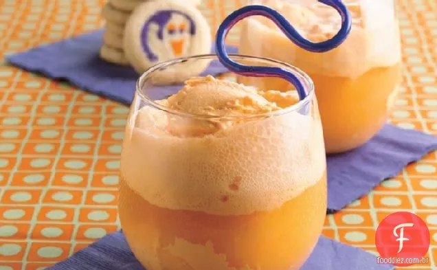 Laranja Creme Dia Das Bruxas Flutua