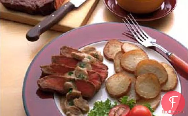 Bife Com Molho De Mostarda