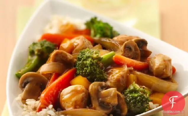 Fritada De Frango De Jardim De Verão