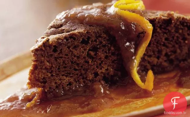 Bolo De Pudim De Laranja De Gengibre