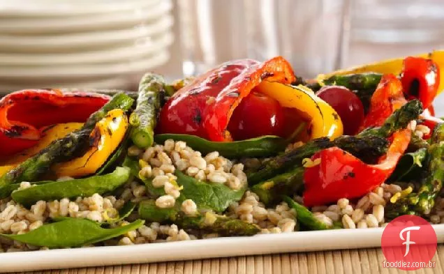 Salada Farro Vegetal Grelhada