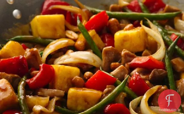 Frango frito doce e picante