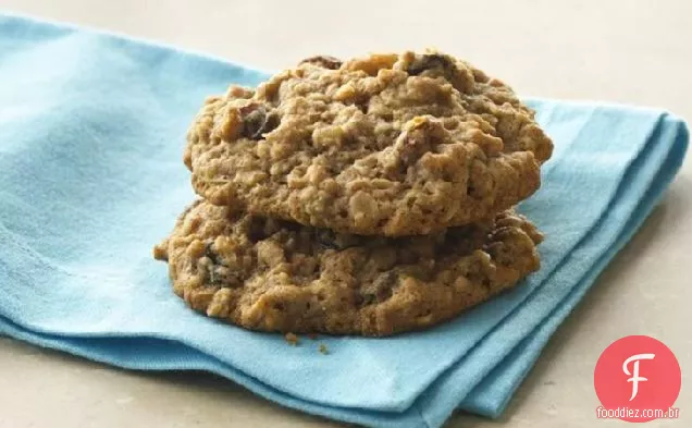 Melhores Biscoitos De Trigo Integral-Aveia-Passas