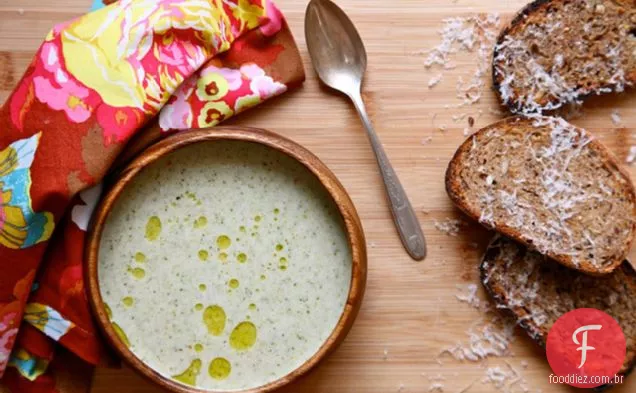 Creme Vegano De Sopa De Brócolis
