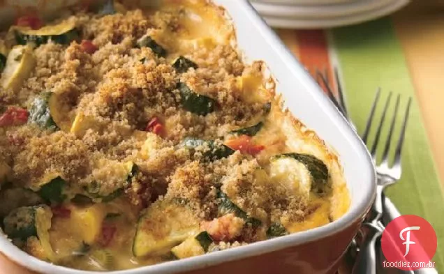 Summer Squash Au Gratin