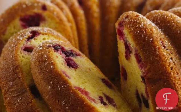 Bolo De Libra De Cranberry-Laranja