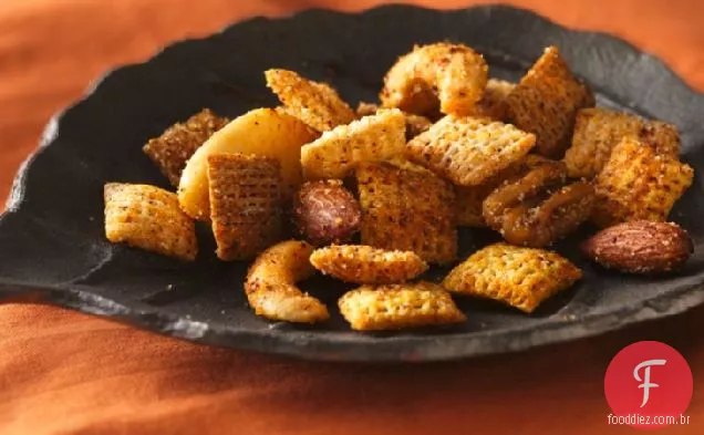 Nozes temperadas e Chex ® Mix