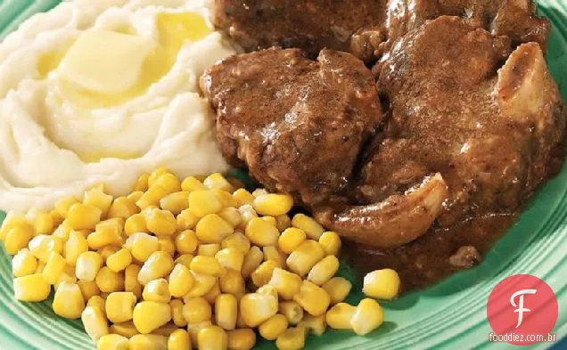 Costelas Curtas Saucy Do Lento-Fogão