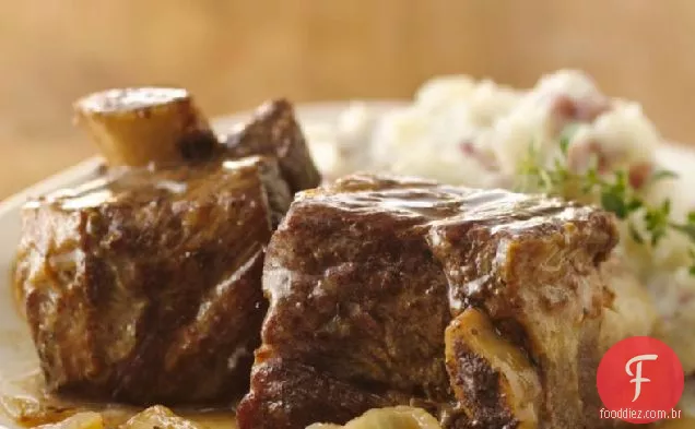 Carne Costelas Curtas Carbonnade